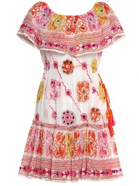 Juliet Dunn London Cover Up Dress One Size Fits Most